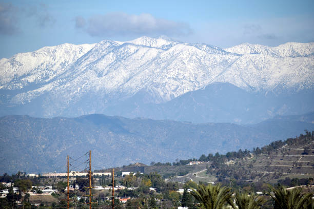 SoCal Peaks on New Year's Day stock photo