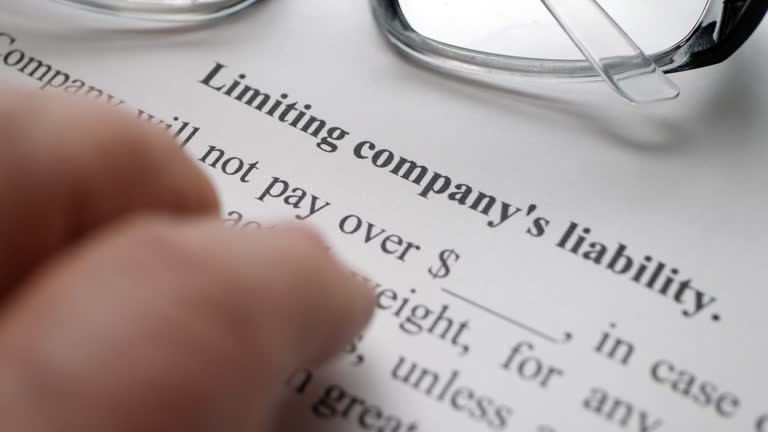 Finger tapping on limiting company liability