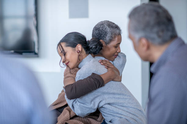 istock Women Supporting Each Other in Therapy 1362439002