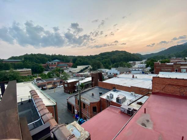 istock Rooftop views in Boone North Carolina 1362443855