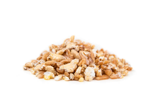 istock Flaked grains in a pile, close up. 1362450578