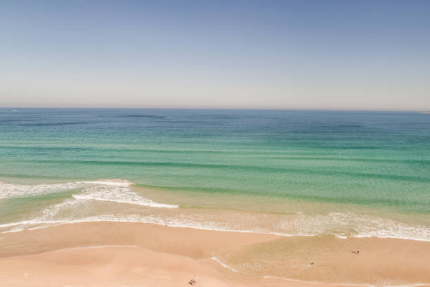 istock Long Exposure Drone Photo of Cronulla Beach Horizon 1362453436