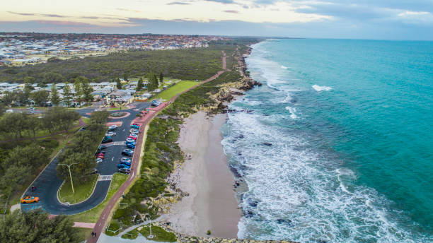 istock Drone shot of Burns Beach Coastline Western Australia 1362455729