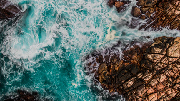 istock Long Exposure Drone shot of Canal Rocks 1362455749