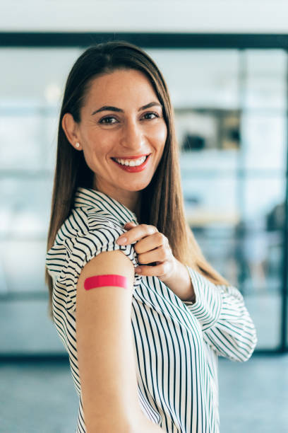 istock Vaccinated with Covid-19 vaccine 1362456694
