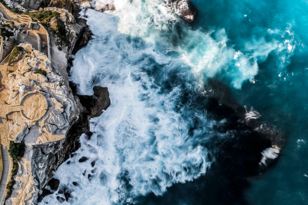 istock Long Exposure Drone Photo of Bondi Beach 1362456856