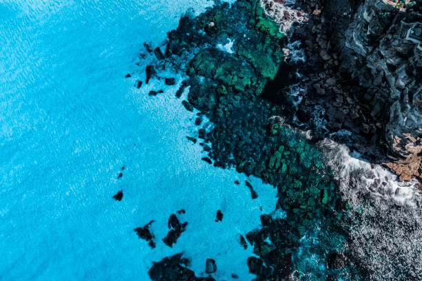 istock Stylized Long Exposure Drone Shot of Queenscliff 1362456936