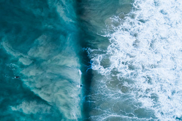 istock Stylized Long Exposure Drone Shot of Queenscliff Headland 1362461637