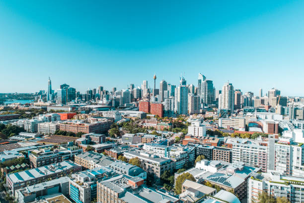 istock Drone Shot of Sydney CBD (Victoria Park) 1362461669