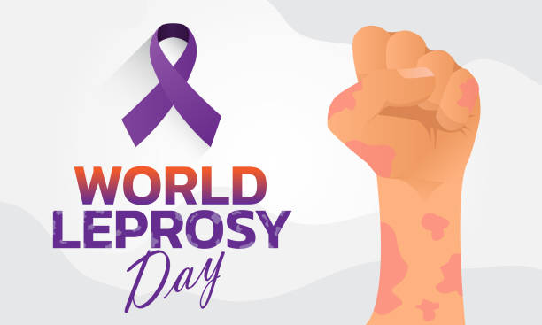 World Leprosy Day Vector illustration on the theme of World Leprosy Day in January leprosy stock illustrations