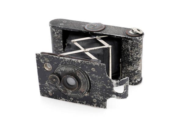 old bellows film camera