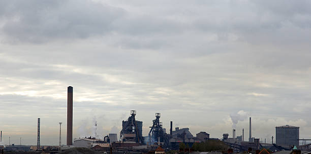 istock Steelworks at sunrise 136247697