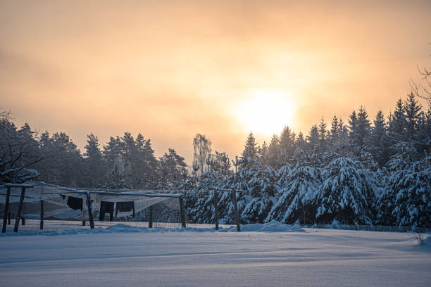 istock Romantic sunrise in an urban area 1362481774
