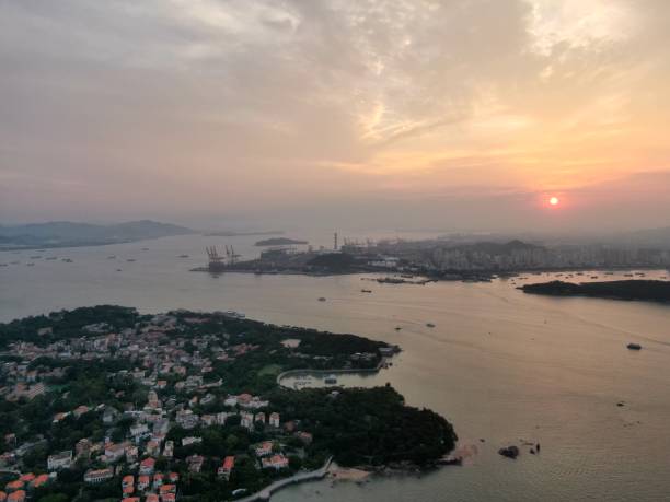 istock Evening view of small island 1362482781