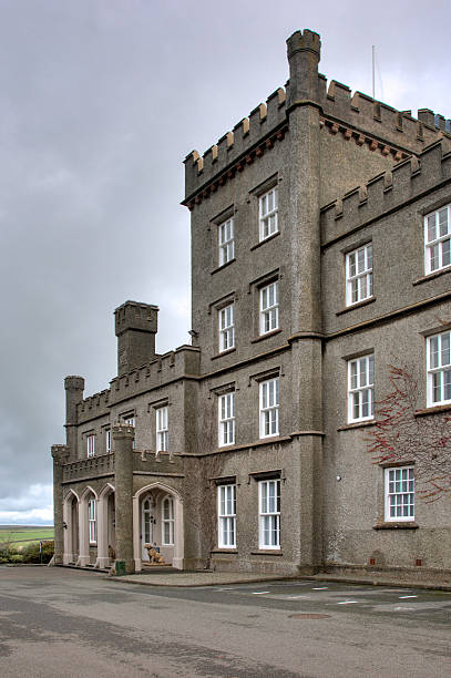 istock Imposing facade of welsh castle 136248467