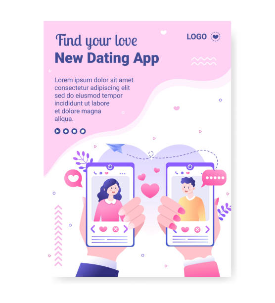 istock Dating App For a Love Match Banner Template Flat Design Illustration Editable of Square Background Suitable to Social Media or Valentine Greetings Card 1362485784