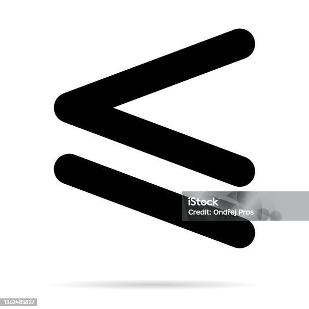 Weniger Als Oder Gleich Mathematiksymbol Bildung Mathematiksymbol ...