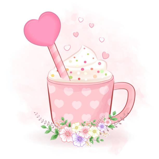 Love You Heart Coffee Cup Beautiful Wallpaper Background Illustrations, Royalty-Free Vector Graphics & Clip Art - iStock Love You Heart Coffee Cup Beautiful Wallpaper Background Illustrations, Royalty-Free Vector Graphics & Clip Art - iStock