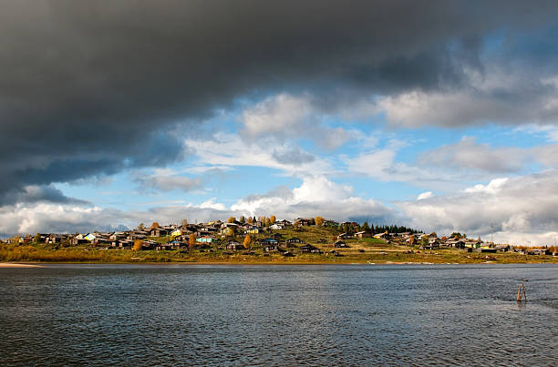 istock Big village on a hill 136249500