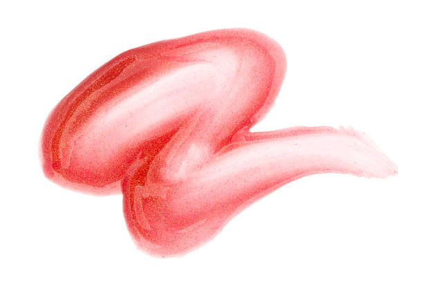 istock Smears of lip gloss 136249930