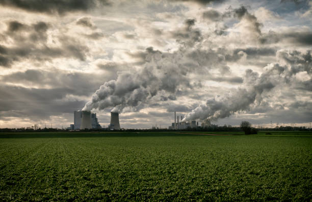 istock Two coal fired power plants at the horizon 1362502598