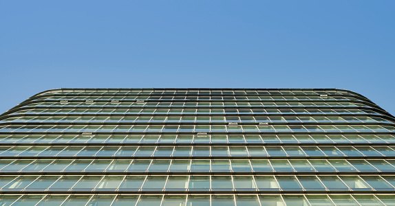 Windows of a modern office building.