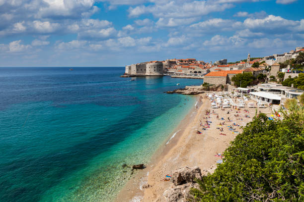 istock A beach is near Dubrovnik old town. 1362516553