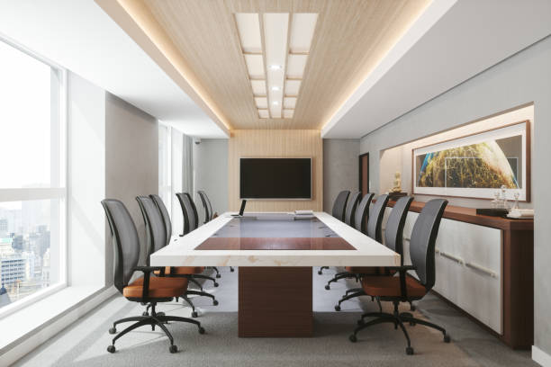istock Modern Office Meeting Room Interior 1362517560