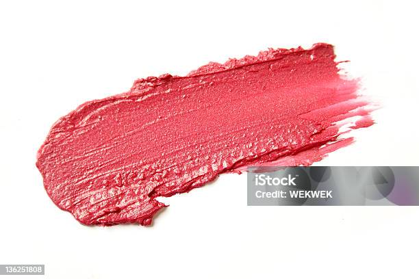 Batom Vermelho Manchas - Fotografias de stock e mais imagens de Batom - Batom, Beleza, Desarrumação