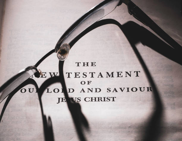 istock Close up of old Holy bible 1362522481