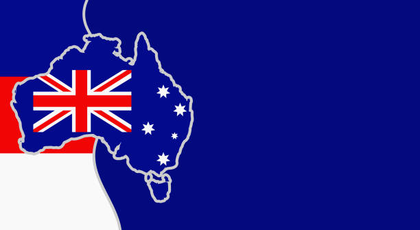 istock Background Australia Day vector illustration, and Copy Space Area. Suitable to be placed on content with that theme. 1362522861