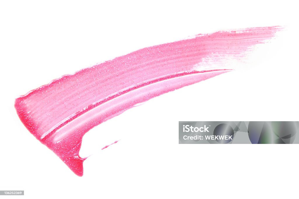 Rosa lipgloss - Foto de stock de Aplastado libre de derechos