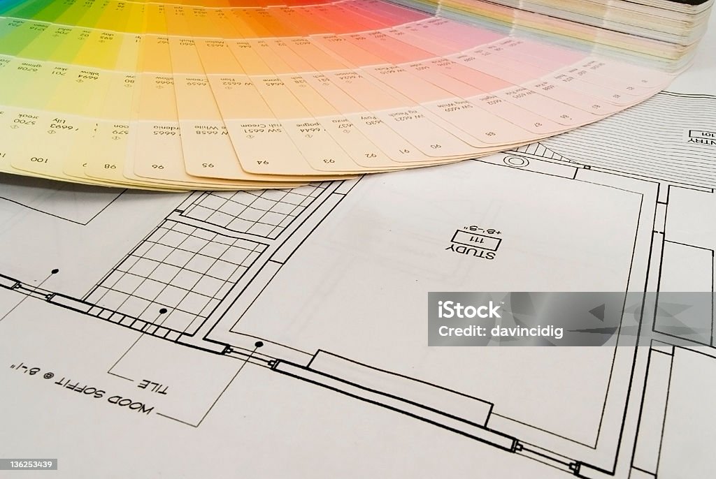 カラーと計画 - カラーサンプルのロイヤリティフリーストックフォト