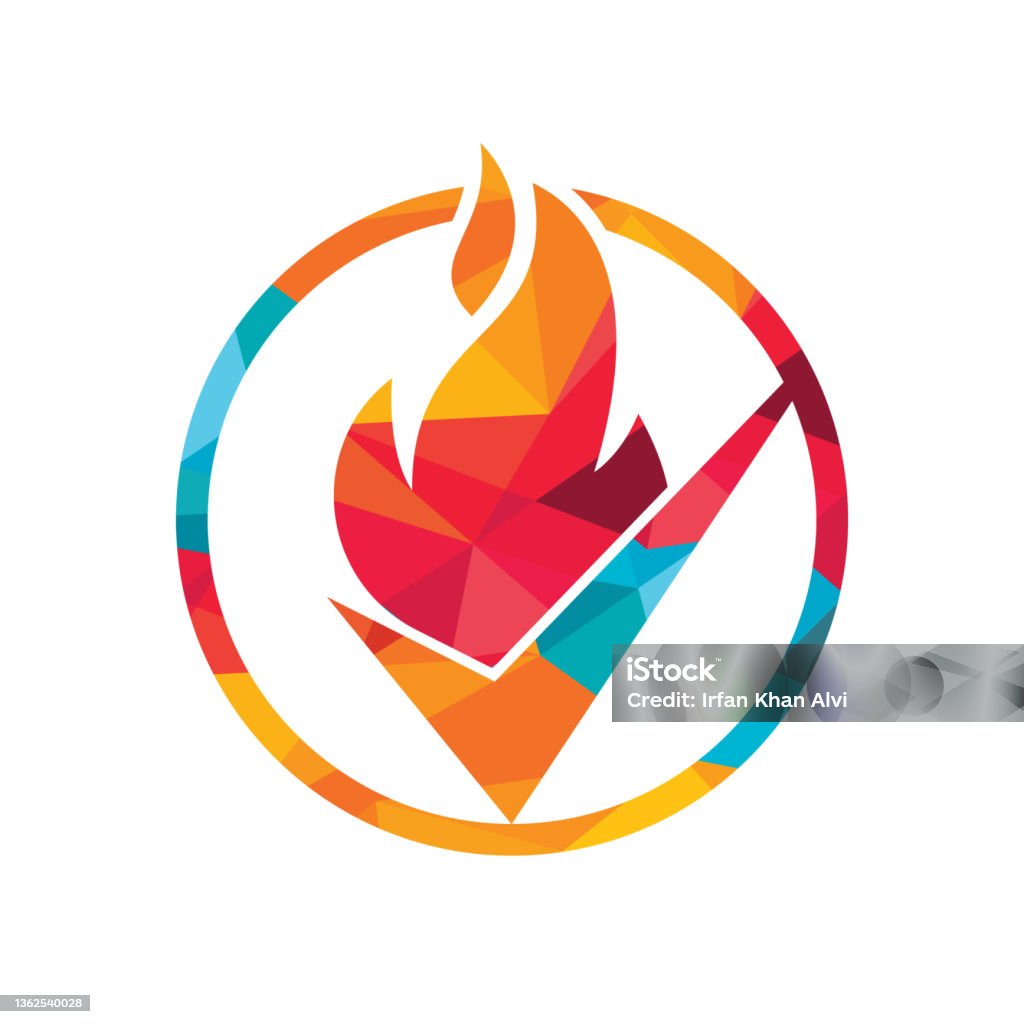 Fire Testing Logo Fire Check Vector Logo Design Template Fire Prevention And Safety Logo ...