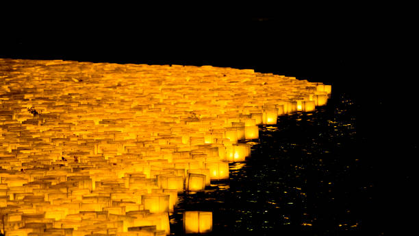 istock shining lanterns under the water 1362553026