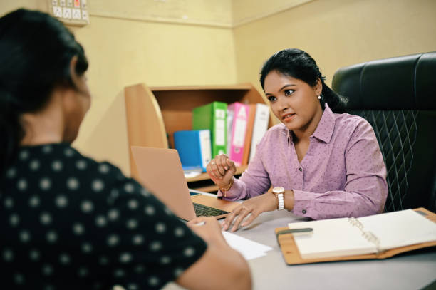 istock Women working and discussing together during a meeting in office 1362554069