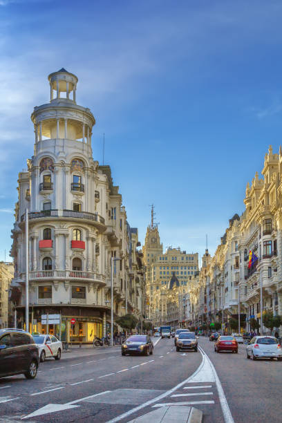 istock Gran Via street, Madrid, Spain 1362555425