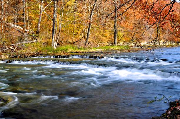 istock Anderson Falls and area, Bartholomew County, Indiana 1362556759