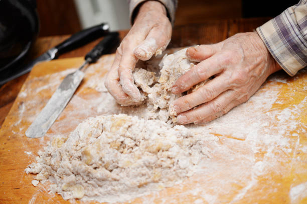 istock traditional gingerbread dogh making at home 1362556807