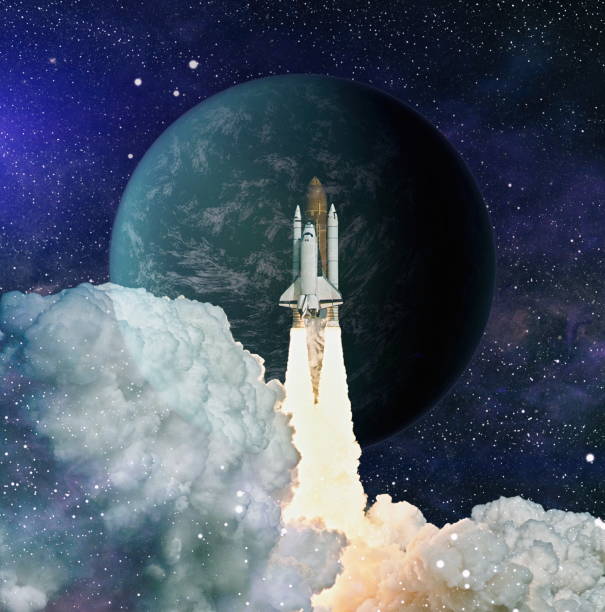 istock Space Shuttle Launch.Deep space. Beauty of endless universe. Elements of this image furnished by NASA 1362564510