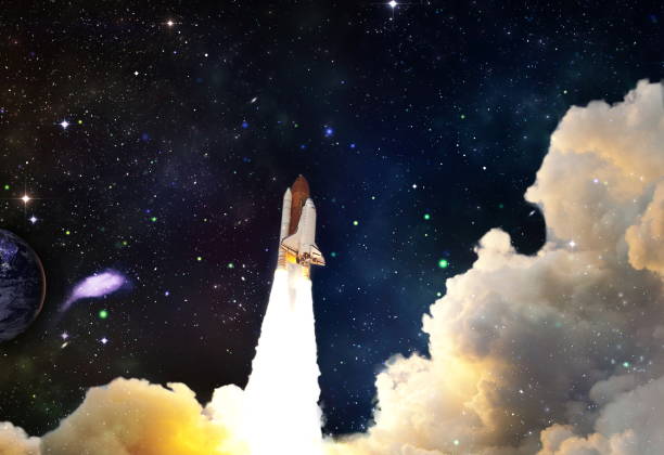 istock Space Shuttle Launch.Deep space. Beauty of endless universe. Elements of this image furnished by NASA 1362564539