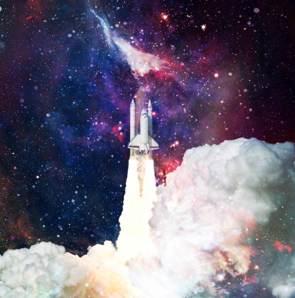 istock Space Shuttle Launch.Deep space. Beauty of endless universe. Elements of this image furnished by NASA 1362564565