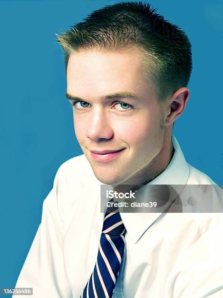 Young Man With Blue Eyes Stock Photo - Download Image Now - Adult, Artist's Model, Beautiful People