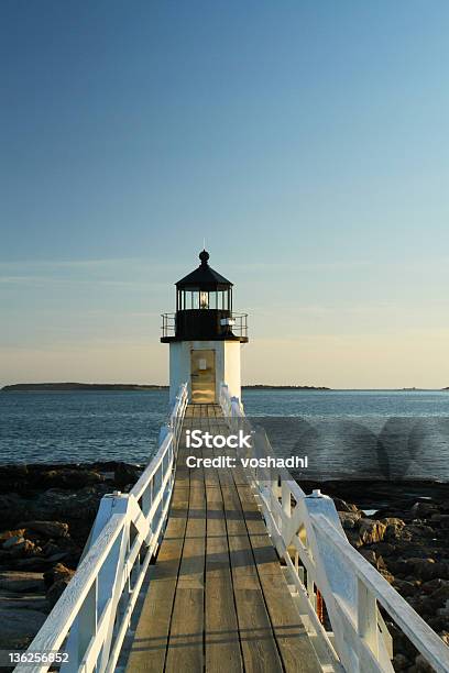 Marshall Point Lighthouse Me Stockfoto und mehr Bilder von Leuchtturm - Leuchtturm, Maine, Marshall Point