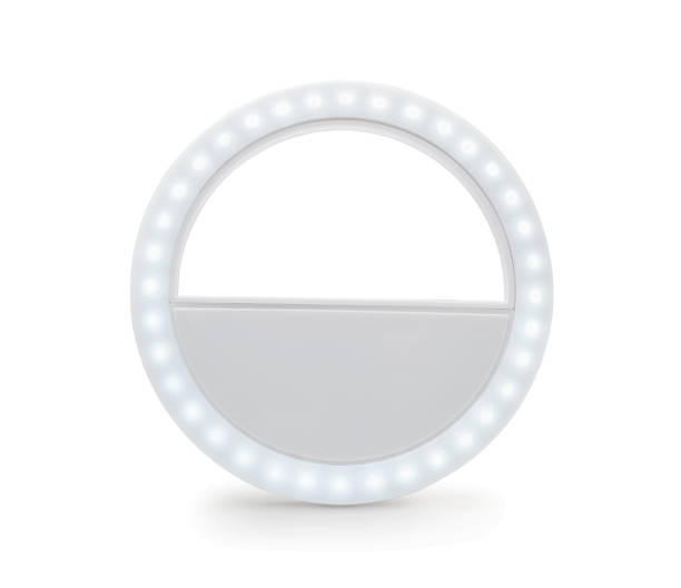 istock Selfie Lamp Isolated on White. 1362569875