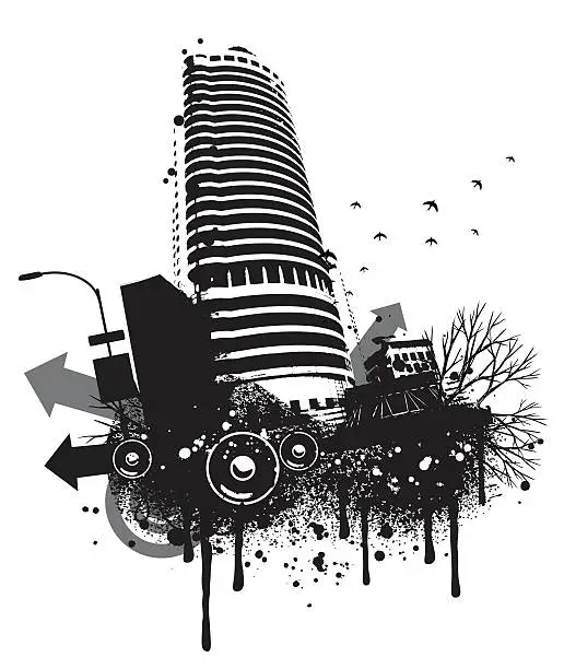 Vector illustration of urban