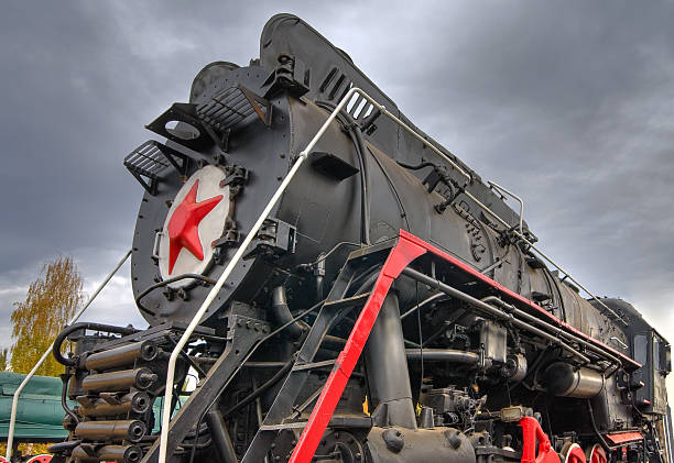 istock Ancient steam locomotive 136257181