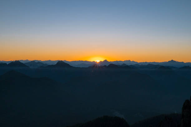 istock The Sun rising in the North Cascades 1362575197