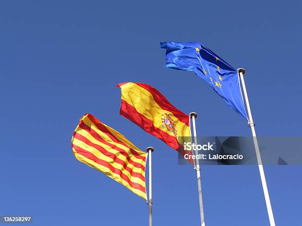 Flags Stockfoto und mehr Bilder von Flagge - Flagge, Europäische Union, Katalonien