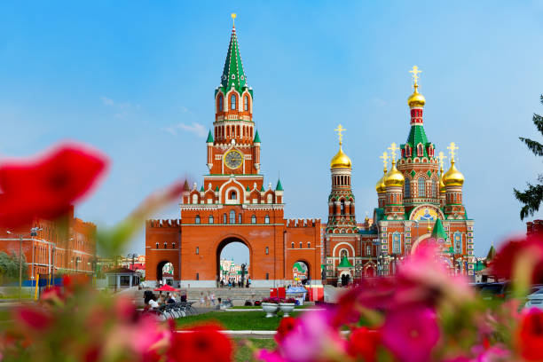 istock Annunciation Tower and Cathedral at Yoshkar-Ola, Russia 1362585302